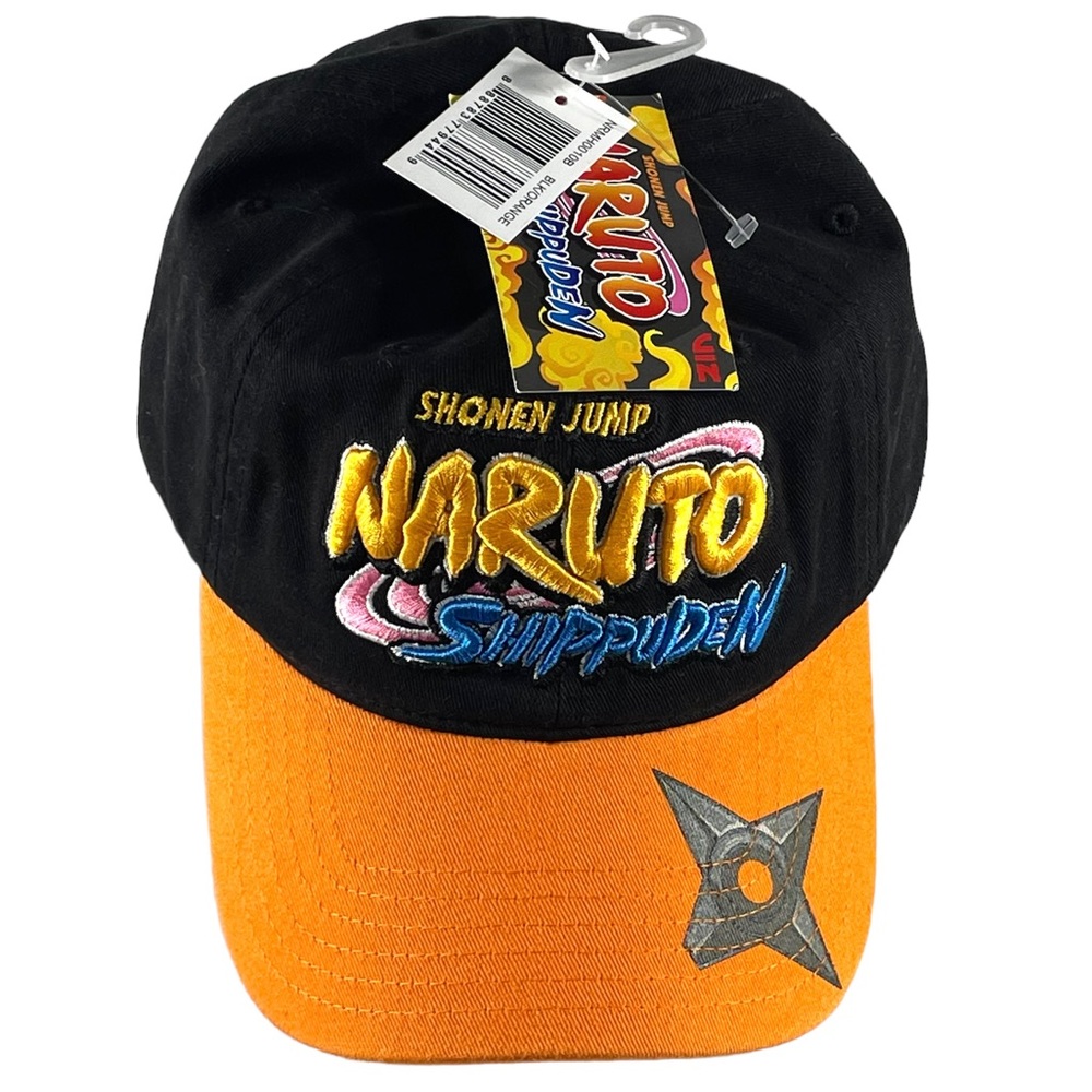 Naruto Shippuden Shonen Jump Men’s Baseball Cap Hat Anime NRMH0010B NWT